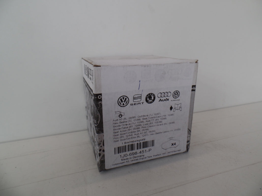 Original SKODA Octavia VW Golf AUDI TT SEAT Ibiza Bremsbeläge hinten 1J0698451P