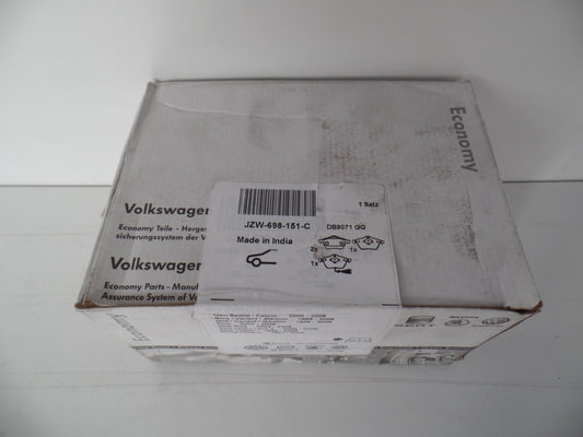 Original VW Beetle Golf AUDI A3 SEAT Ibiza SKODA Bremsbeläge vorne JZW698151C