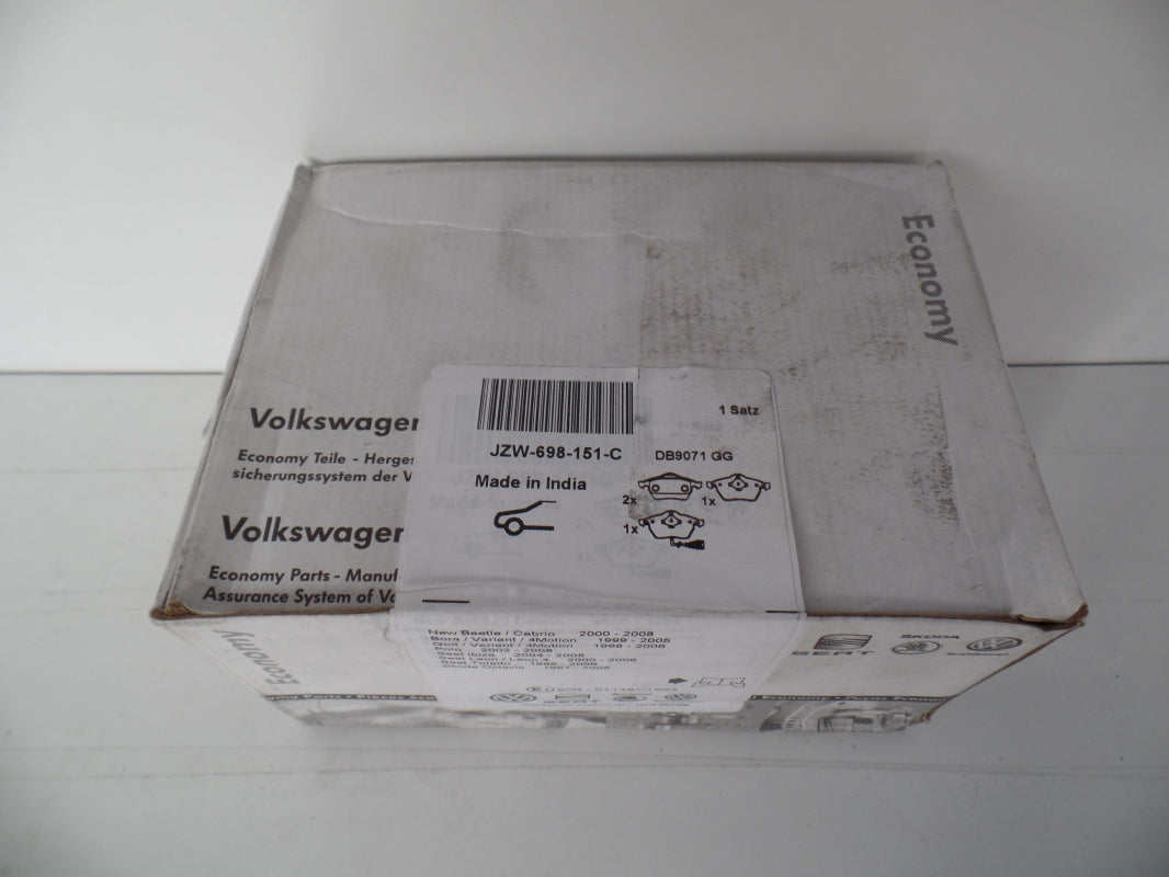 Original VW Beetle Golf AUDI A3 SEAT Ibiza SKODA front brake pads JZW698151C 