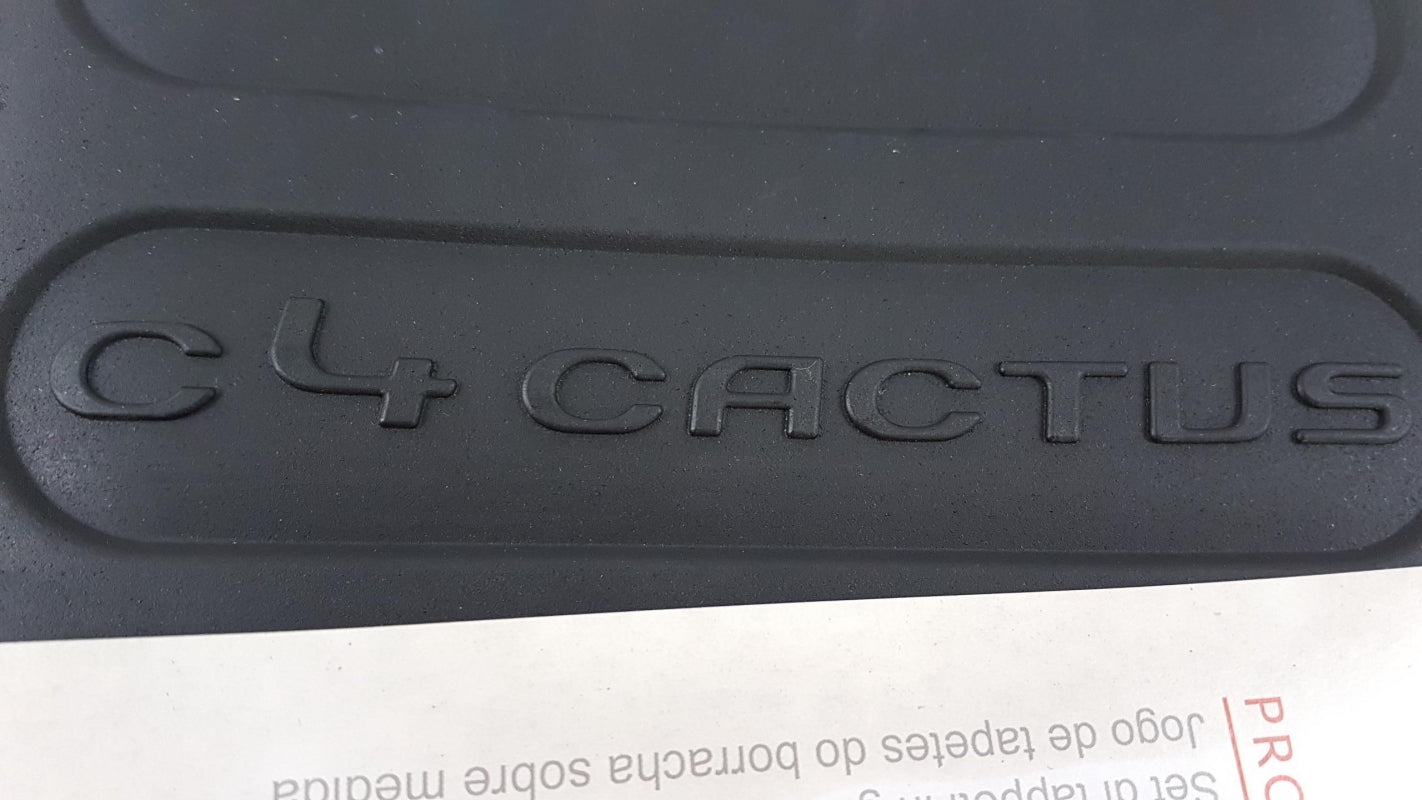Original CITROEN C4 Cactus Fußmattensatz 4 stuck Gummimatten 1611077180