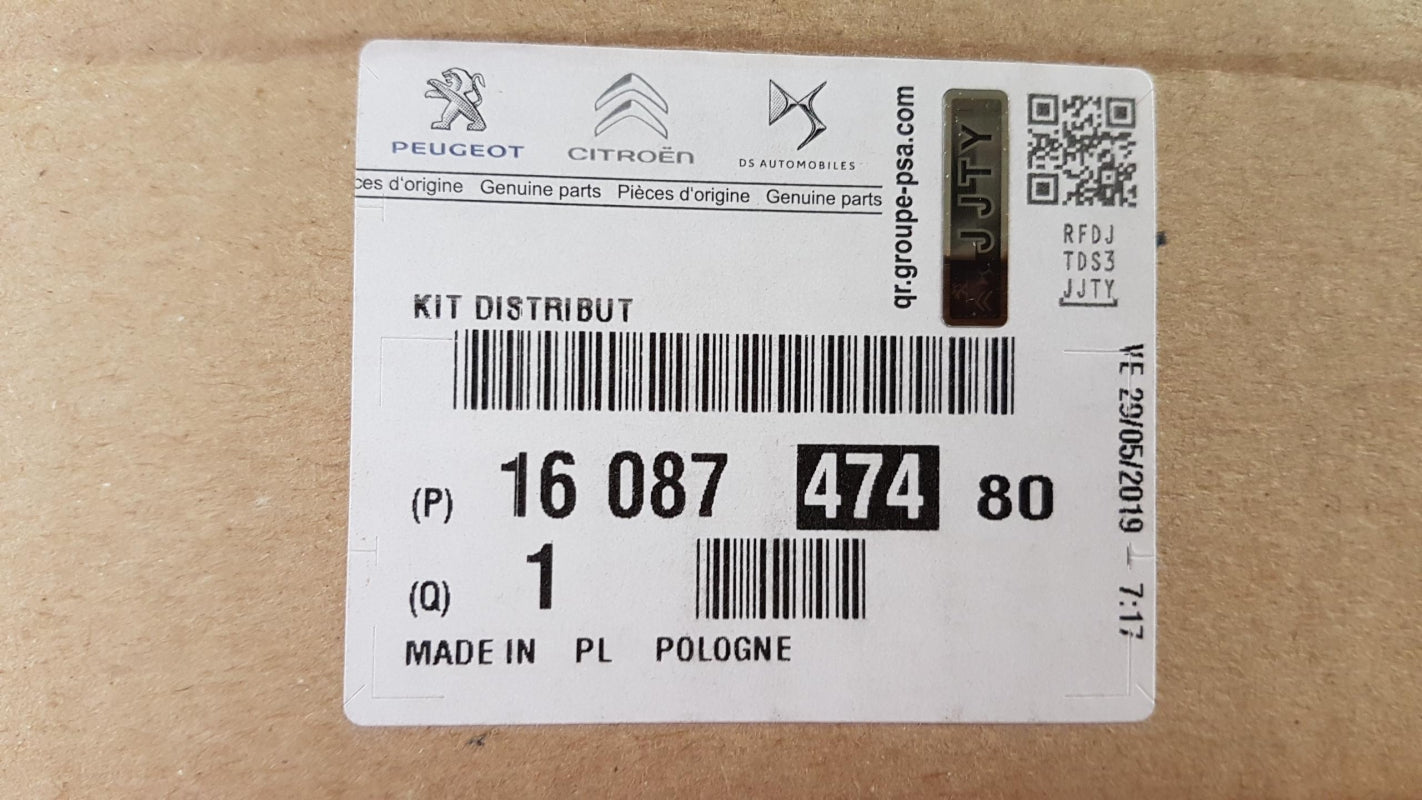 Original CITROEN Berlingo (B9) PEUGEOT 308 II Zahnriemensatz 1.6 HDI 1608747480