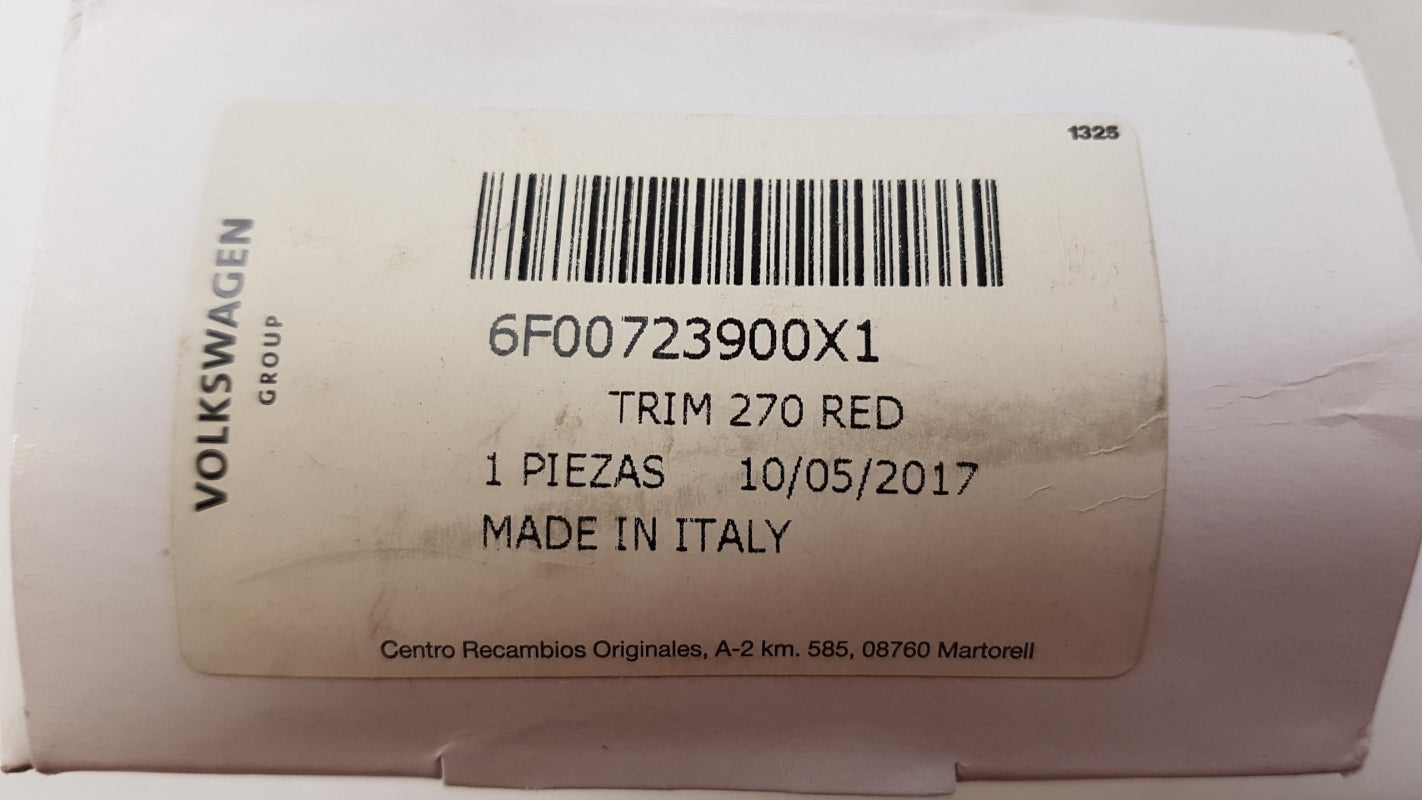 Original OE Volkswagen Lenkrad Abdeckung 6F00723900X1