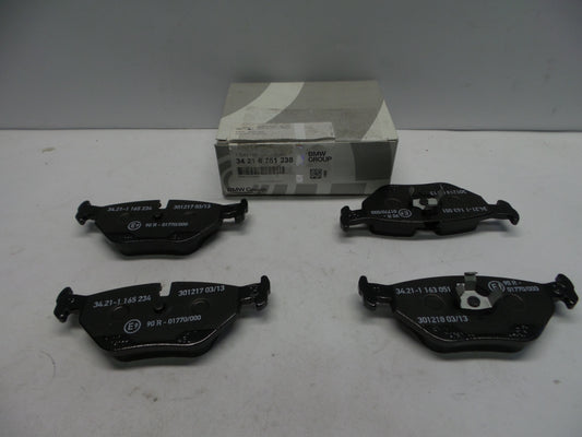 Original BMW 3' E36 Z3 E36 Bremsbeläge asbestfrei hinten 34216761238