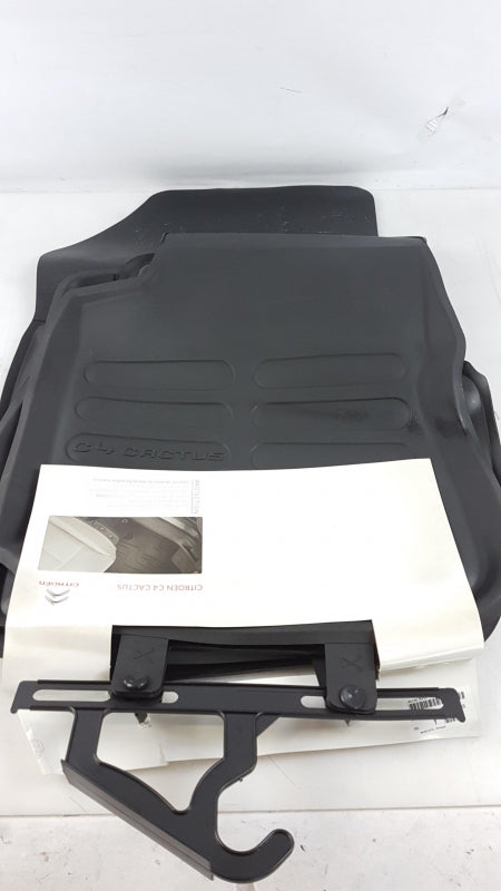 Original CITROEN C4 Cactus floor mat set 4 pieces rubber mats 1611077180 