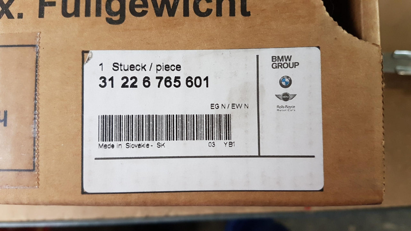 Original BMW 5' E60 E61 6' E63 E64 Radlager Radnabe mit Lager Vorne 31226765601