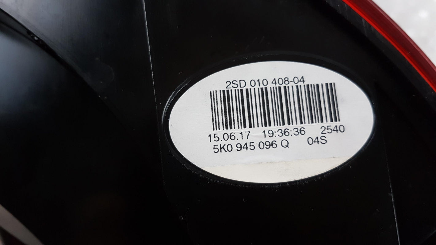Original VW Golf VI (5K) Heckleuchte Kirschrot abgedunkelt Rechts 5K0945096Q