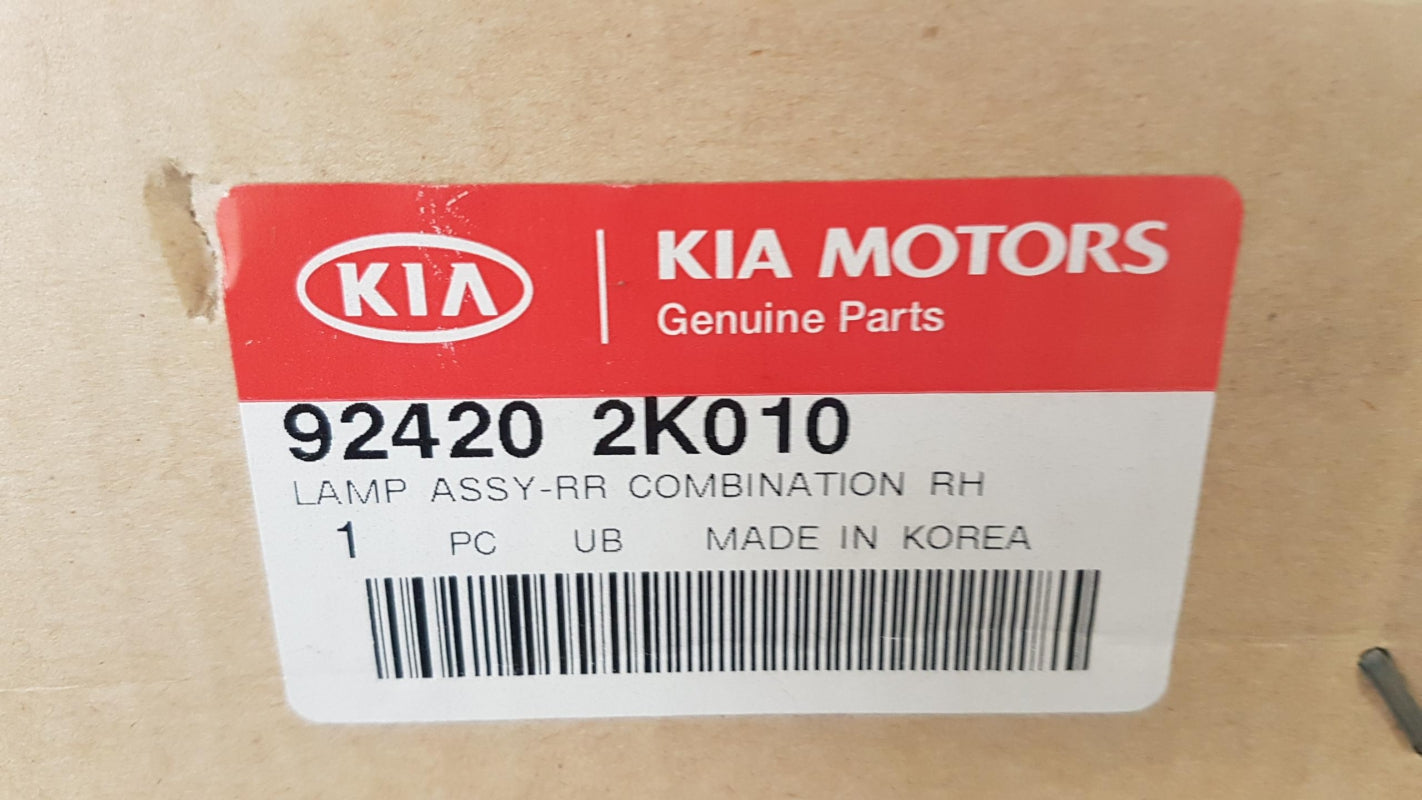 Original KIA Soul 2009- Heckleuchte hinten rechts 924202K010