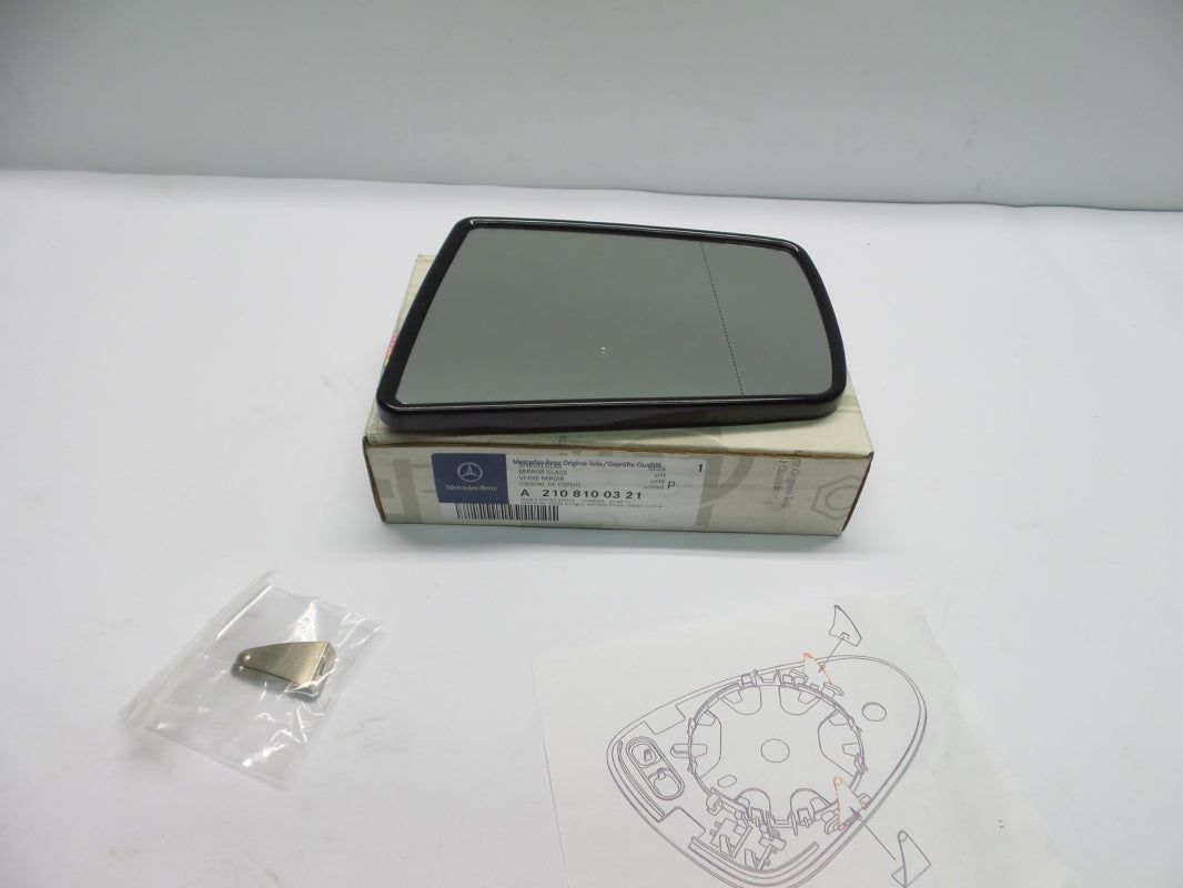 Original MERCEDES-BENZ W202 W210 W140 R129 Spiegelglas asphär. links A2108100321