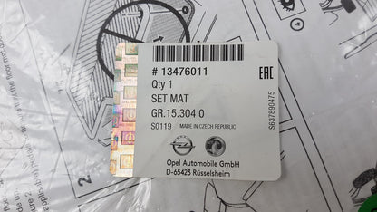 Original OPEL Crossland X '17-'19 Fußmattensatz 4 Stuck Gummi 13476011