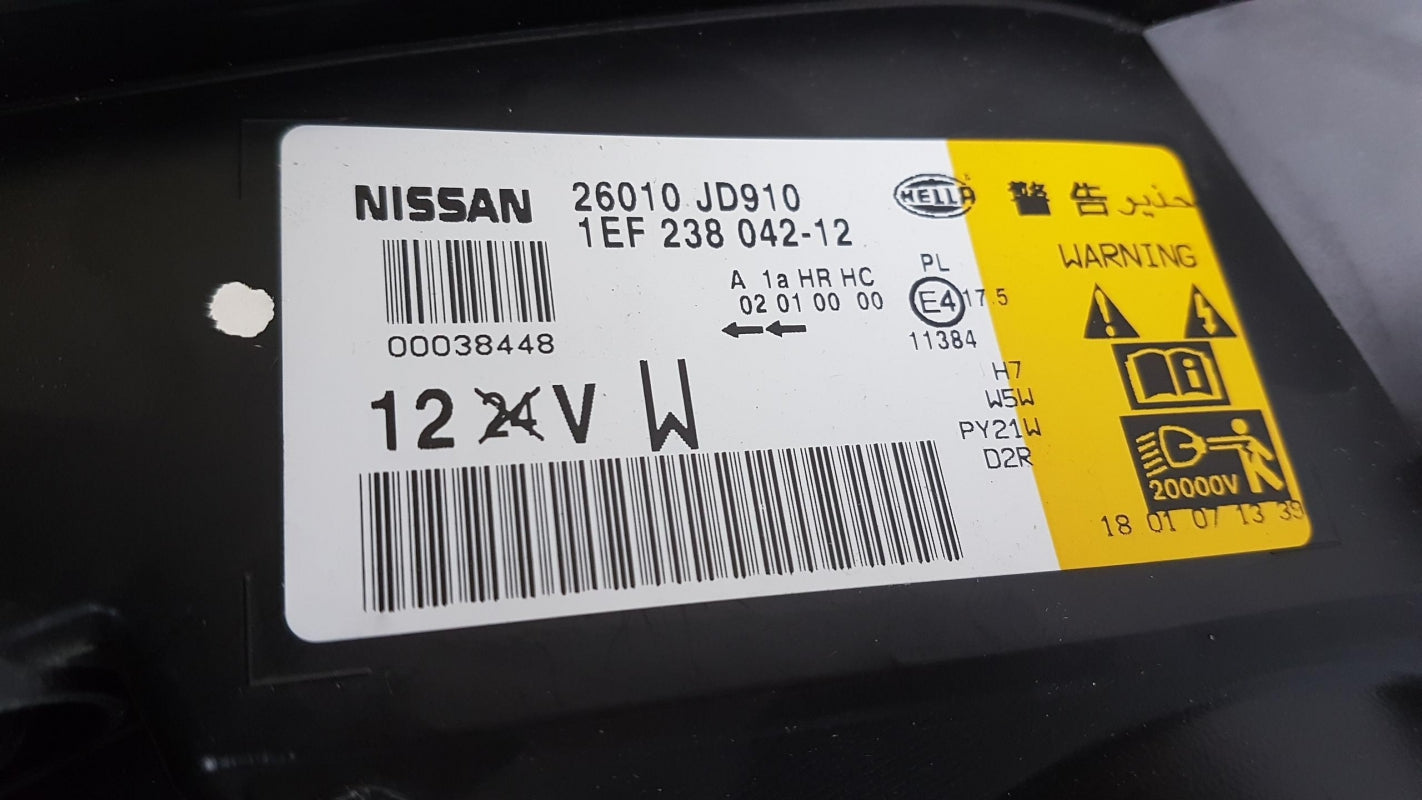 Original NISSAN Qashqai/Qashqai+2 '06-'10 Scheinwerfer Rechts 26010JD910