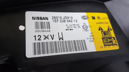 Original NISSAN Qashqai/Qashqai+2 '06-'10 Scheinwerfer Rechts 26010JD910