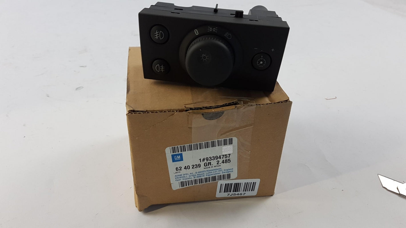 Original OPEL Meriva-A Lichtschalter Scheinwerfeschalter grau 93394757