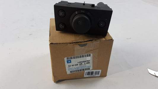 Original OPEL Meriva-A Lichtschalter Scheinwerfeschalter grau 93394757