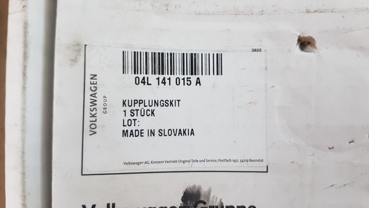 Original AUDI A3 III (8V) SEAT Leon III (5F) Kupplungssatz 1.6/2.0TDi 04L141015A