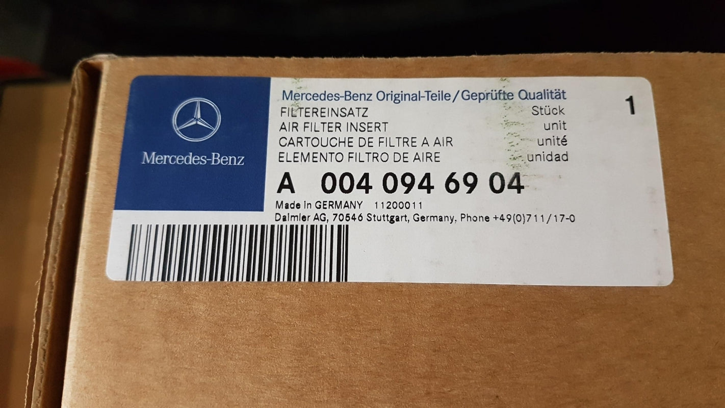 Original OE MERCEDES-BENZ Luftfilter A0040946904