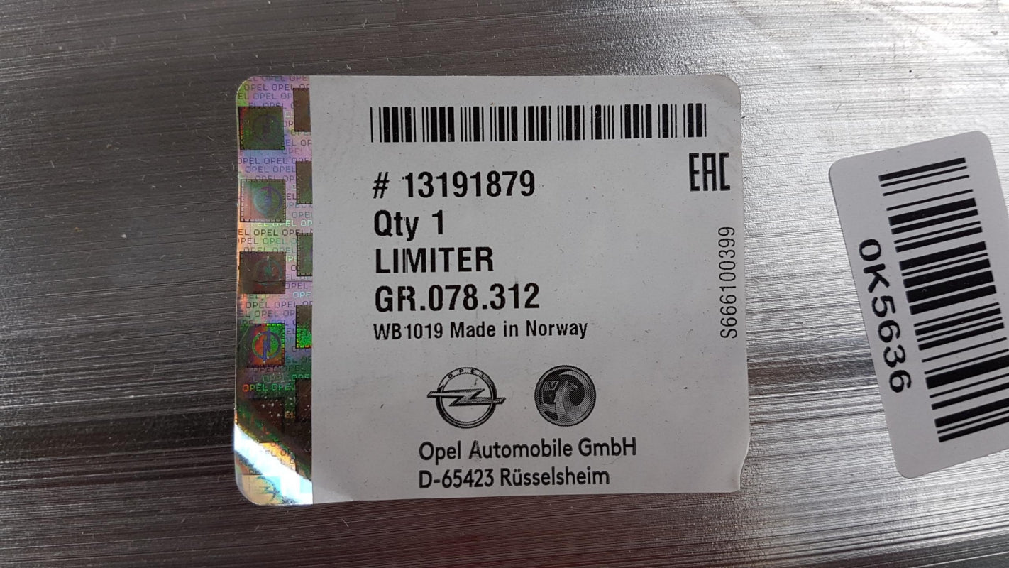 Original OE OPEL Stoßstangen Träger 13191879