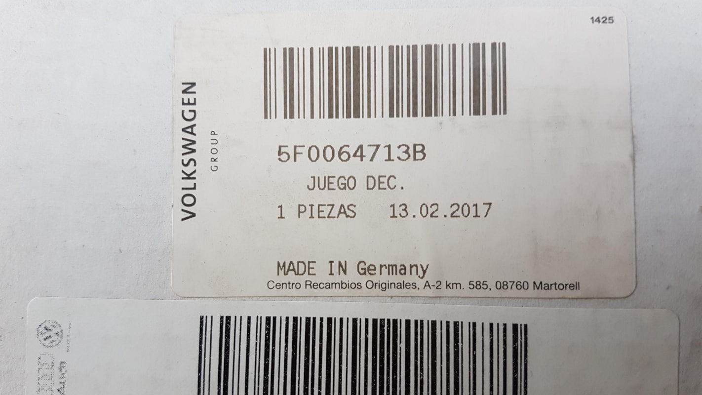 Original OE Volkswagen Zierleiste 5F0064713B