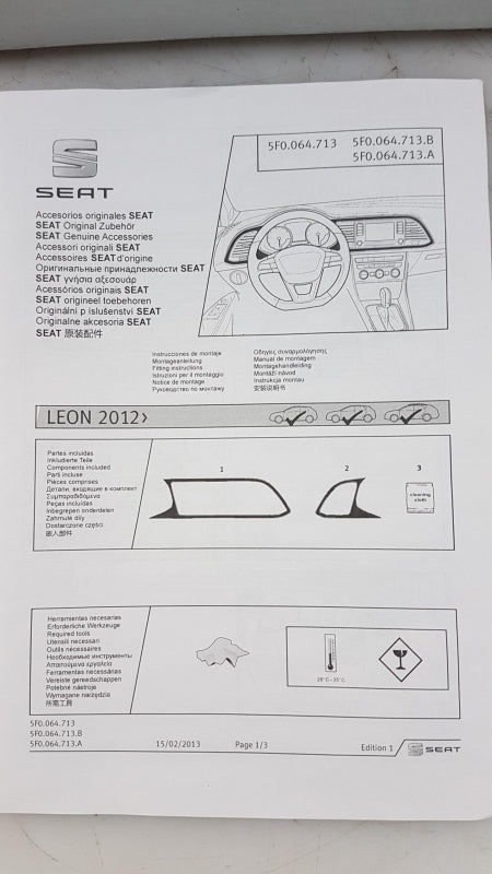 Original OE Volkswagen Zierleiste 5F0064713B