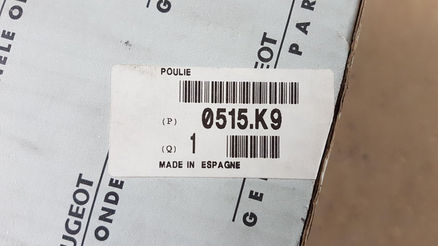 Original OE Peugeot Kurbelwelle Riemenscheibe 0515K9