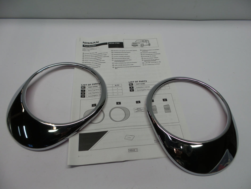 Original NISSAN Cube (Z12) 2009- Nebelscheinwerfer Rahmen 2 st. Chrom KE5401F080