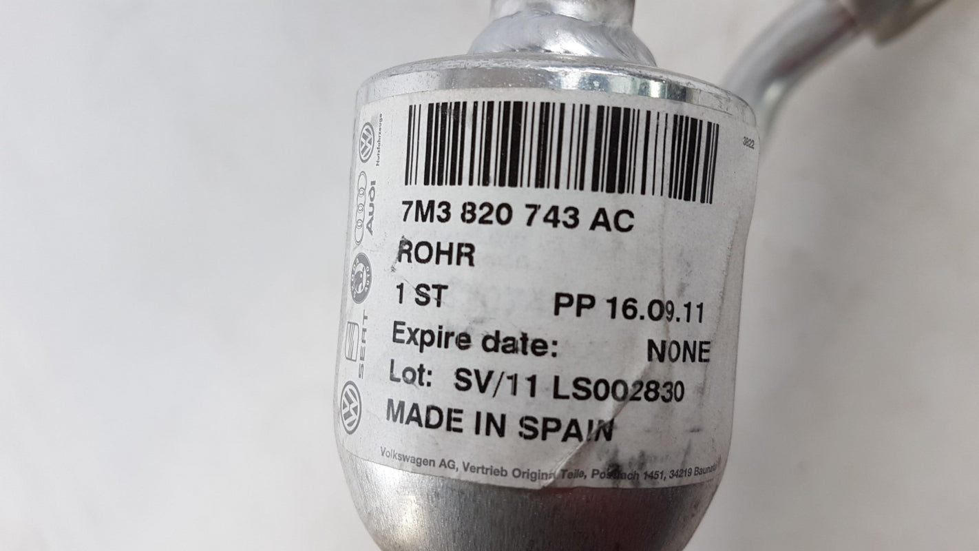 Original VW Sharan (2001-2008) Klimaleitung Klimaanlage Rücklauf 7M3820743AC