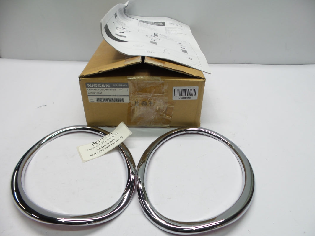 Original NISSAN Juke F15E Nebelscheinwerfer Ringe chrom 2 stück KE5401KA80