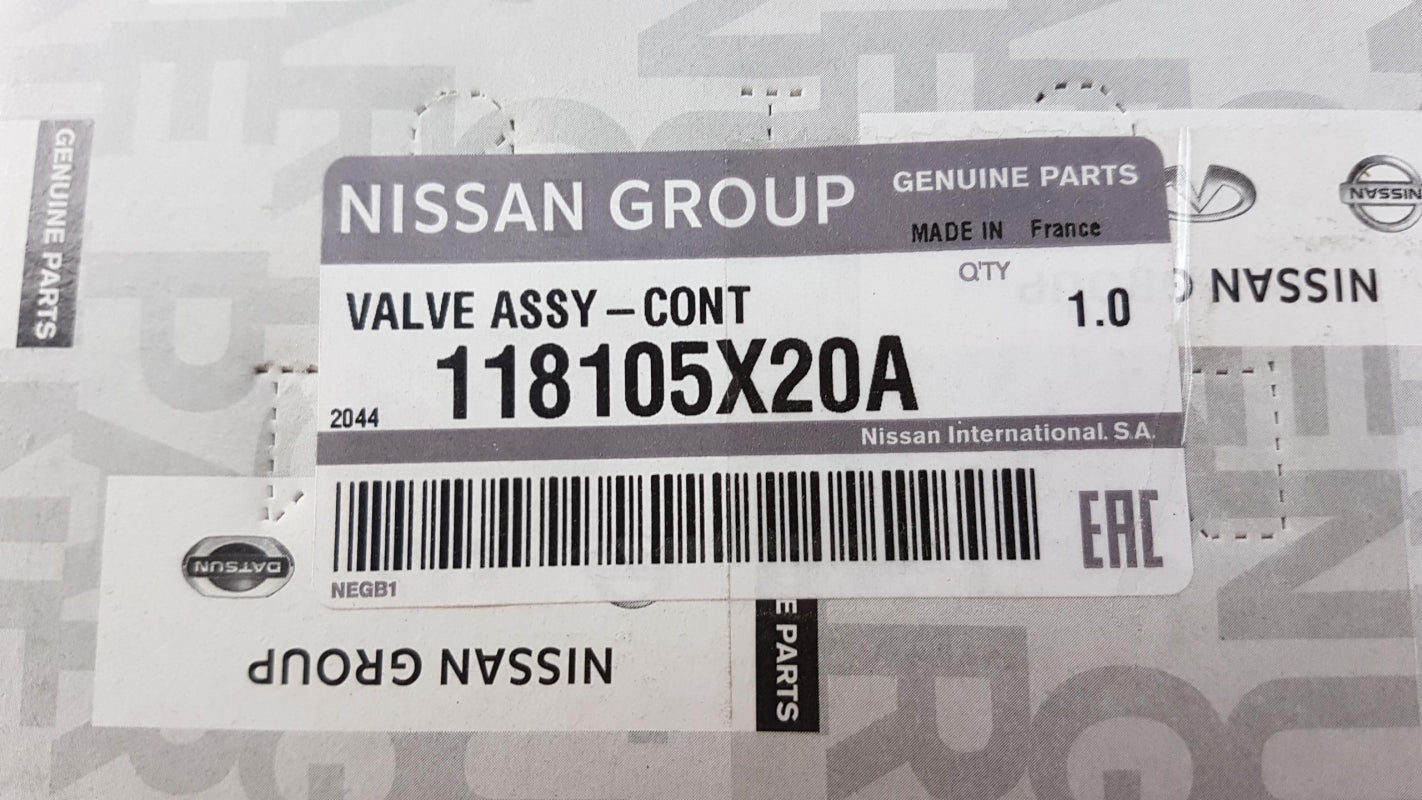 Original OE NISSAN Kurbelgehäuseentlüftung Ventil 118105X20A