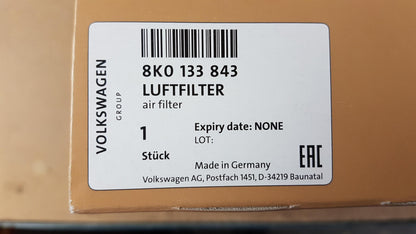 Original AUDI A4 A5 Q5 Luftfilter Filtereinsatz 8K0133843