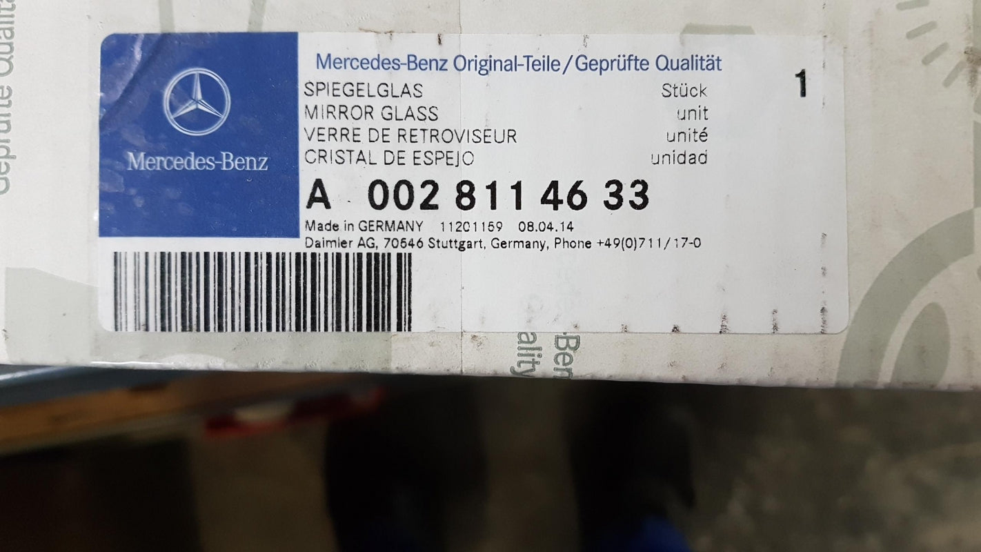 Original OE MERCEDES-BENZ Außenspiegelglas A0028114633