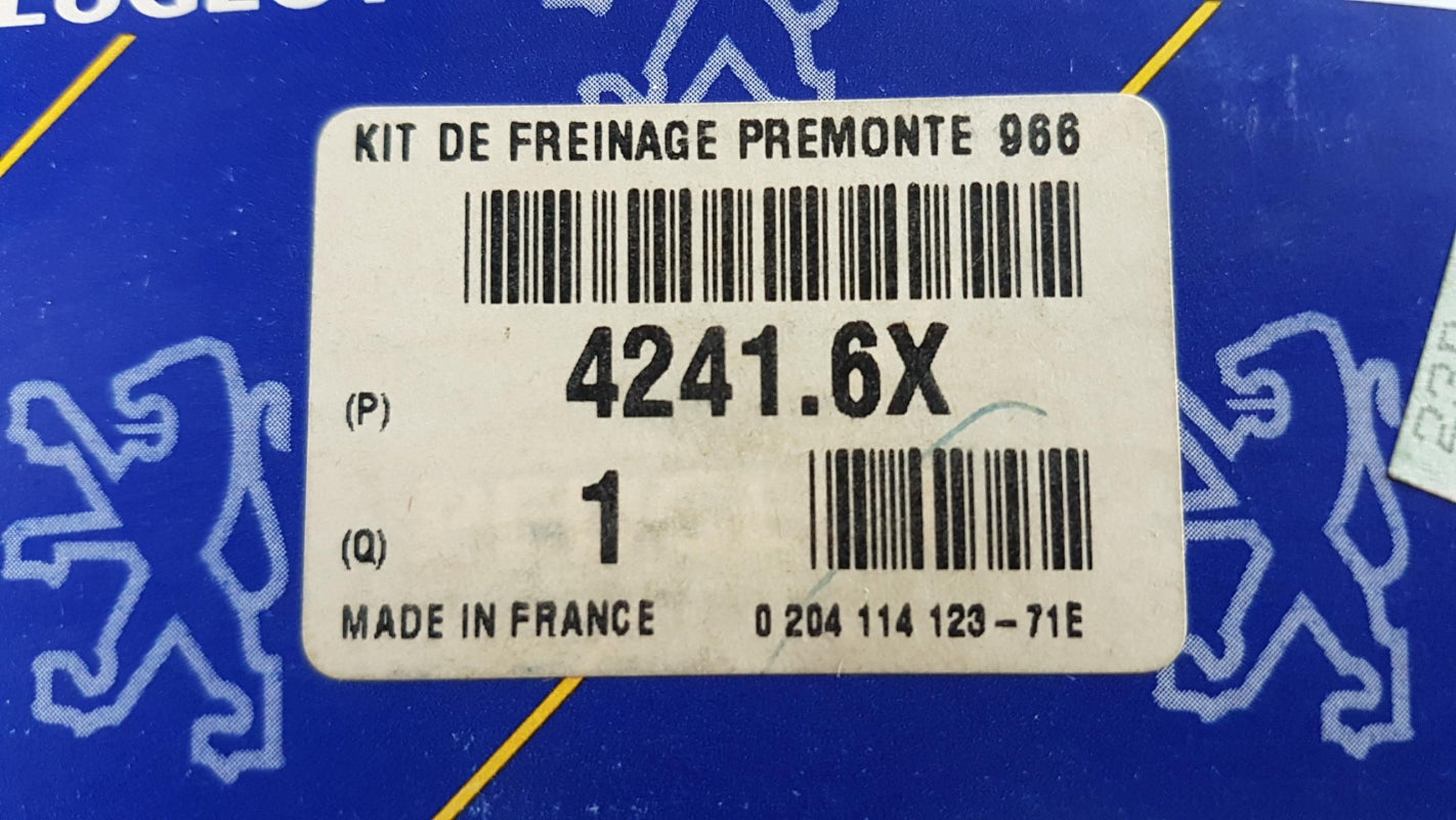 Original OE Peugeot Bremsbackensatz 42416X