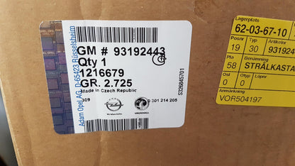 Original OPEL Zafira-B Hauptscheinwerfer Frontlicht links 93192443