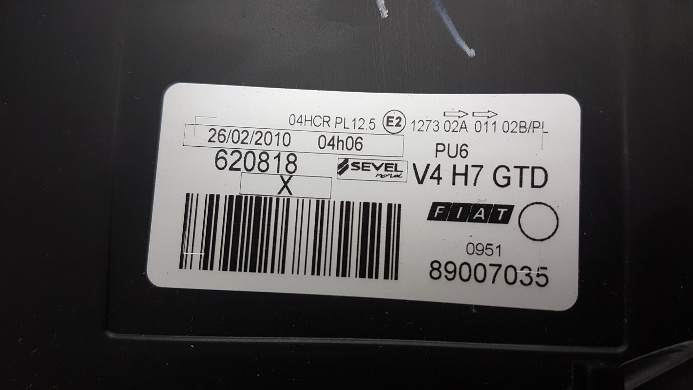 Original FIAT Nuovo Ulysse '01-'10 Hauptscheinwerfer Frontlicht Links 1494324080