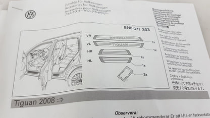 Original VW Tiguan 2007-2017 Einstiegsleistensatz (4 Stück) 5N0071303
