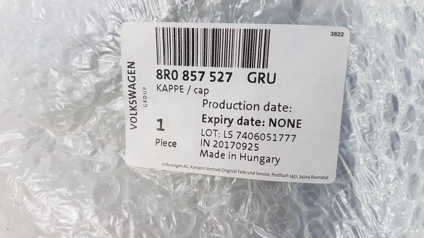 Original AUDI Q5 I Q7 I Außenspiegelkappe grundiert links 8R0857527GRU