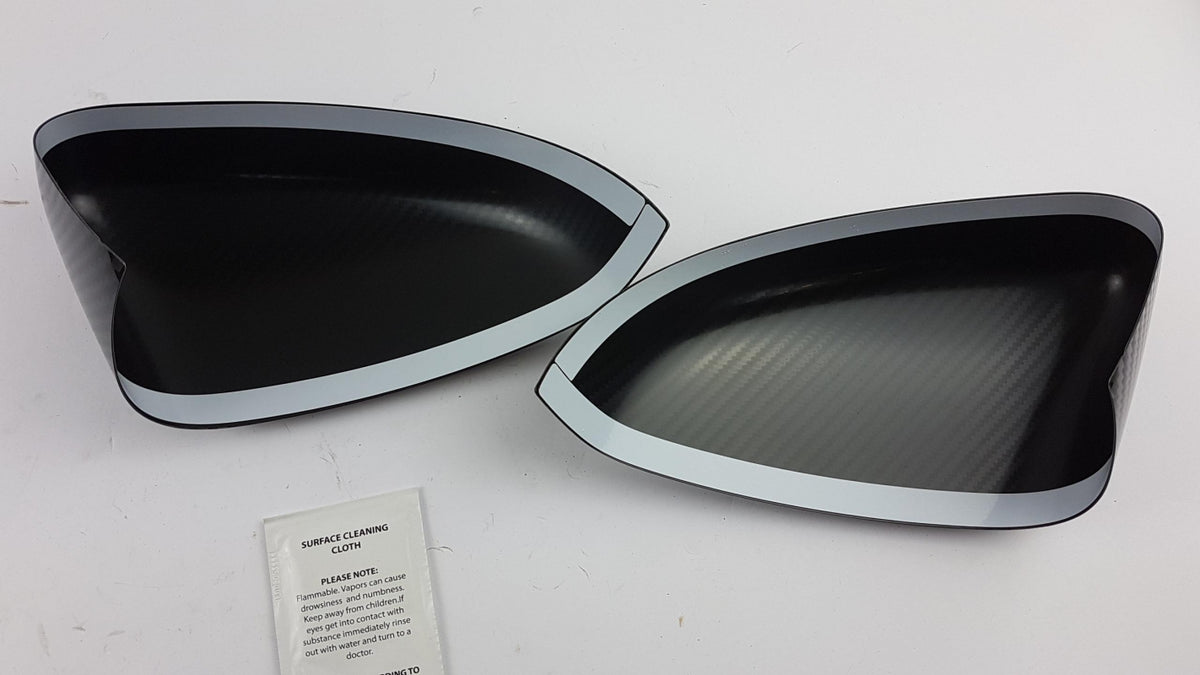 Original OPEL Adam Außenspiegelkappen 2-stück carbon 13392144
