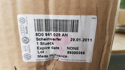 Original AUDI A4 (8D) Hauptscheinwerfer Scheinwerfer Halogen Links 8D0941029AN