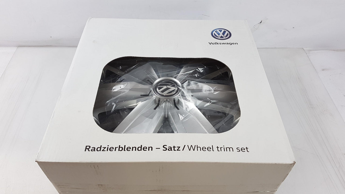 Original VW T-Roc 2018-2021 Radzierblenden 4 st. 16'' brillantsilber 2GA071456