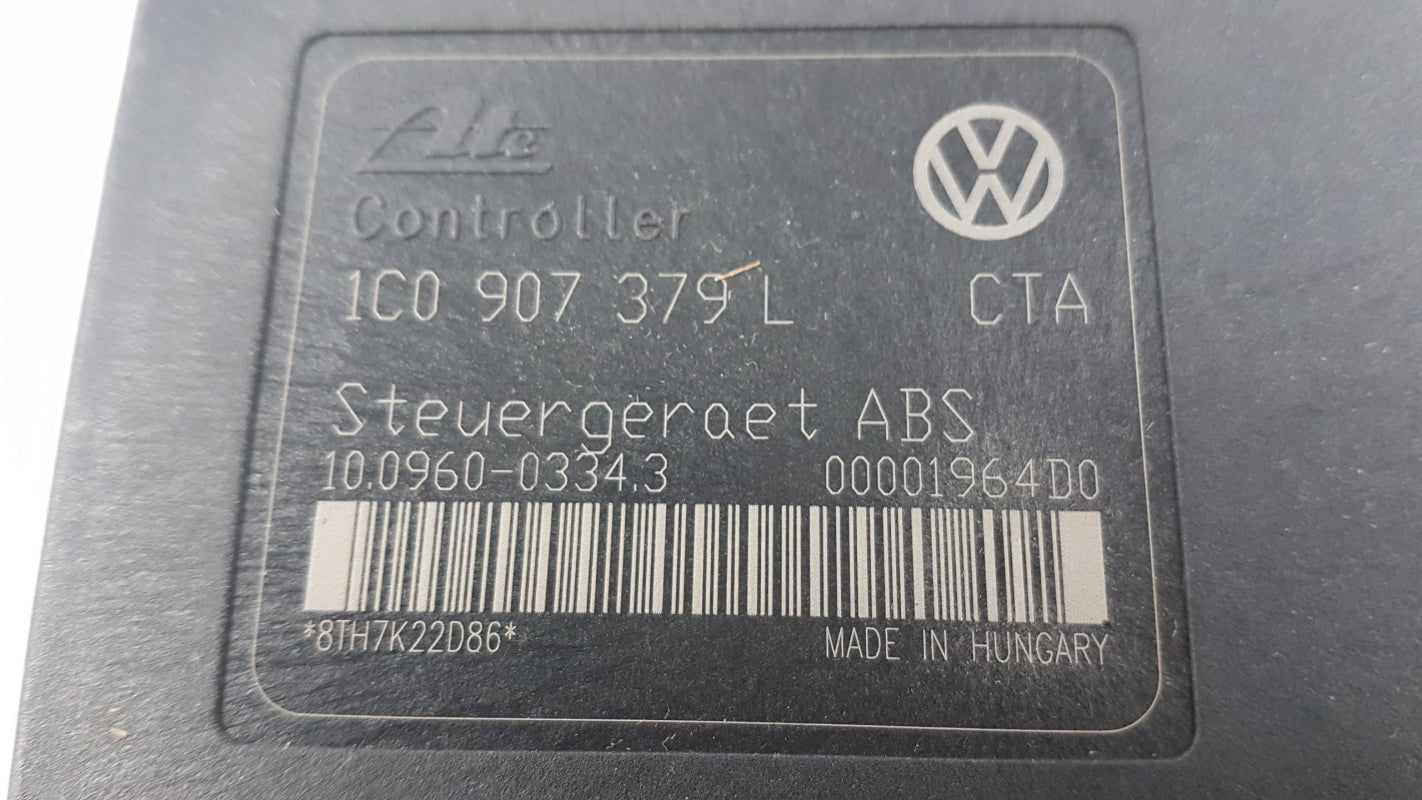 Original AUDI A3 8L VW Golf 1J Jetta SKODA Octavia 1U ABS-Steuergerät 1C0907375L