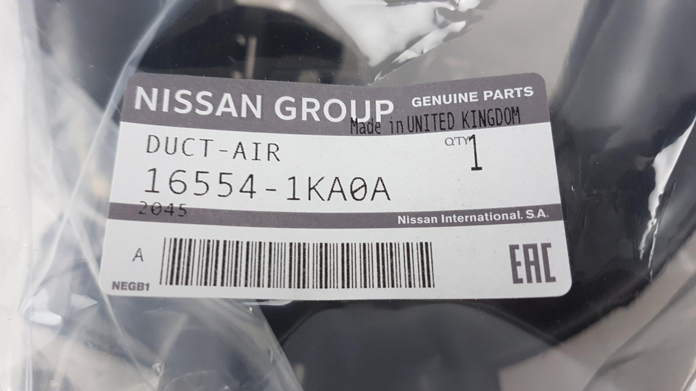 Original OE NISSAN Luftführung 165541KA0A