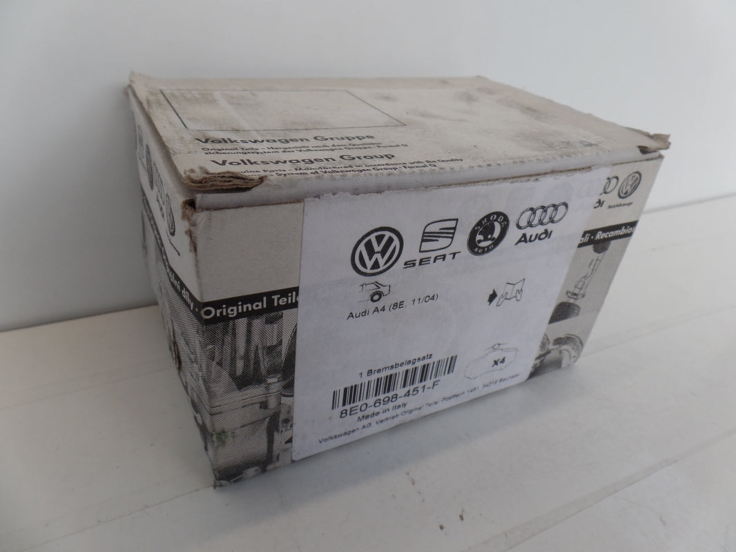 Original AUDI A4 B7 '04-'09 Bremsbeläge 288X12mm hinten 8E0698451F