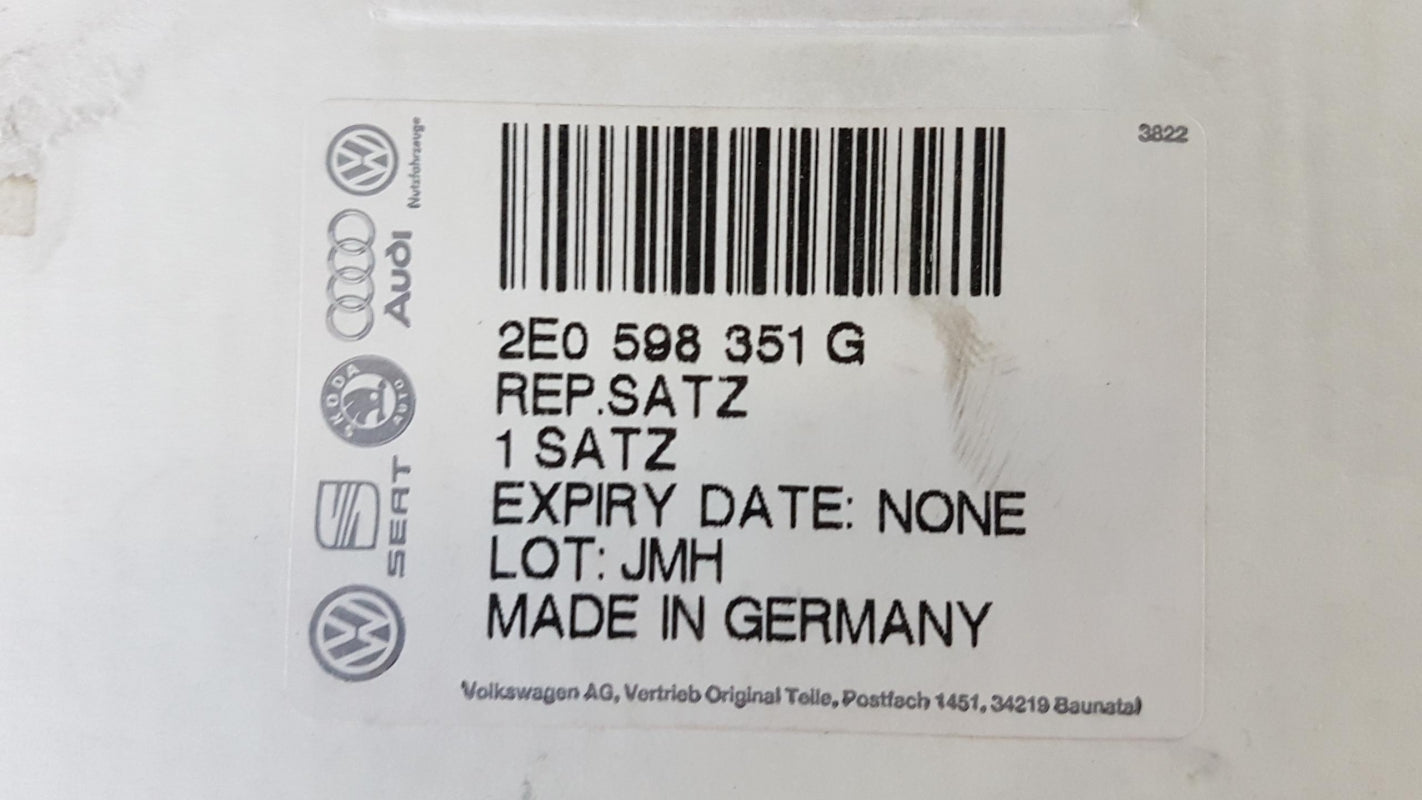 Original VW Crafter '12- Reparatursatz für Zwischenlager 2E0598351G
