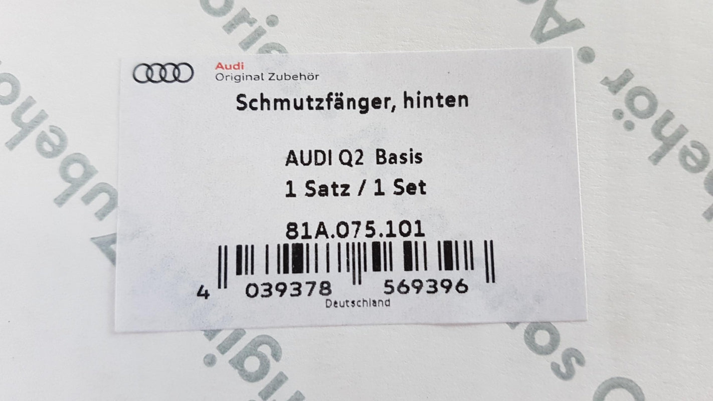 Original OE Volkswagen Schmutzfänger 81A075101