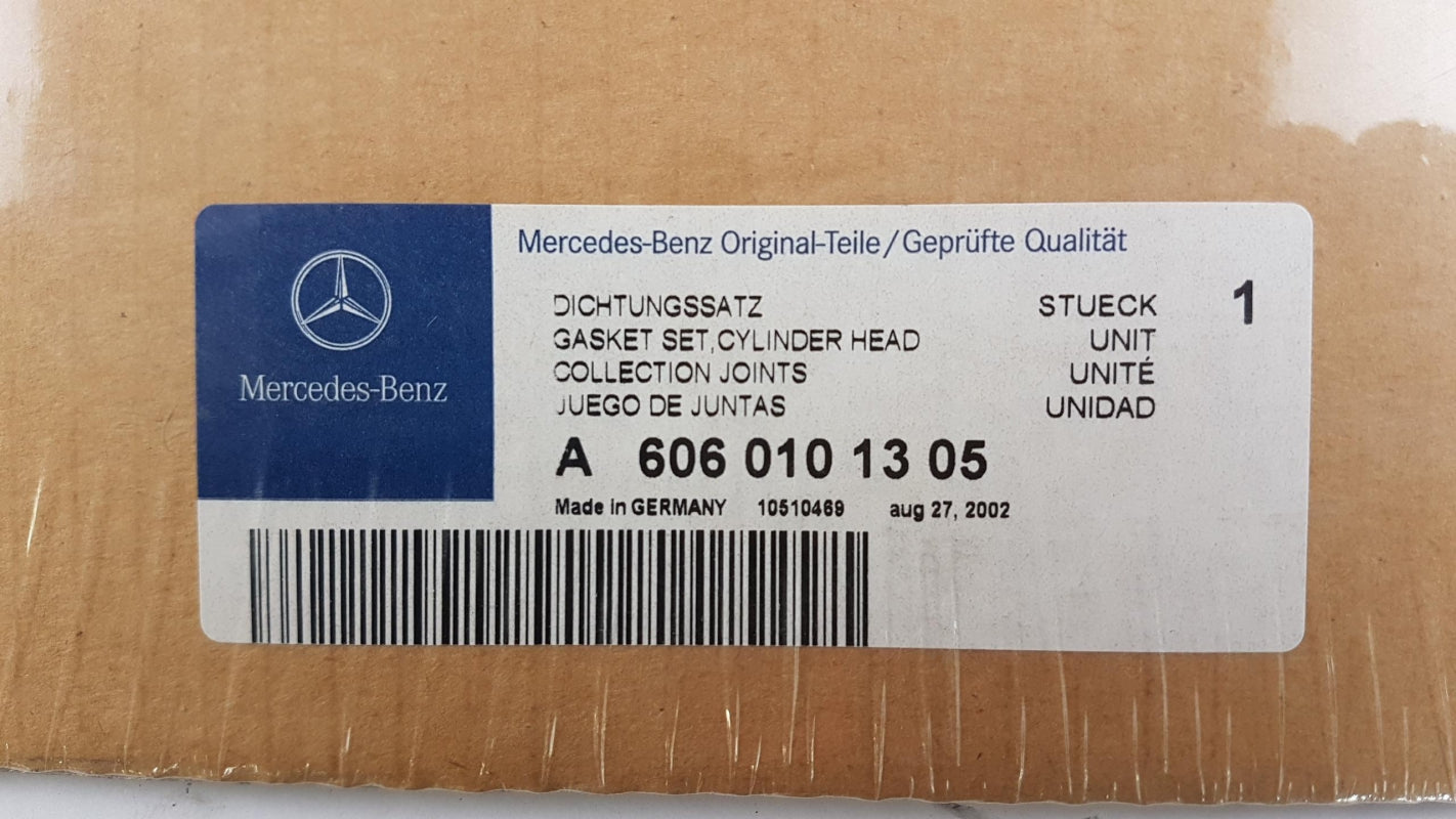 Original MERCEDES-BENZ W140 W210 OM606 Kurbelgehäuse Dichtungssatz A6060101305