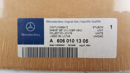 Original MERCEDES-BENZ W140 W210 OM606 Kurbelgehäuse Dichtungssatz A6060101305