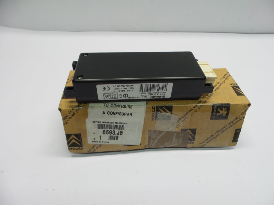 Original PEUGEOT 207 307 807 CITROEN C2-C6 telephone interface control unit 6593J0 