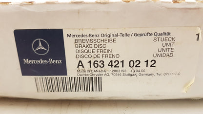 Original MERCEDES-BENZ ML W163 Bremsscheibe (1 stück) vorne A1634210212