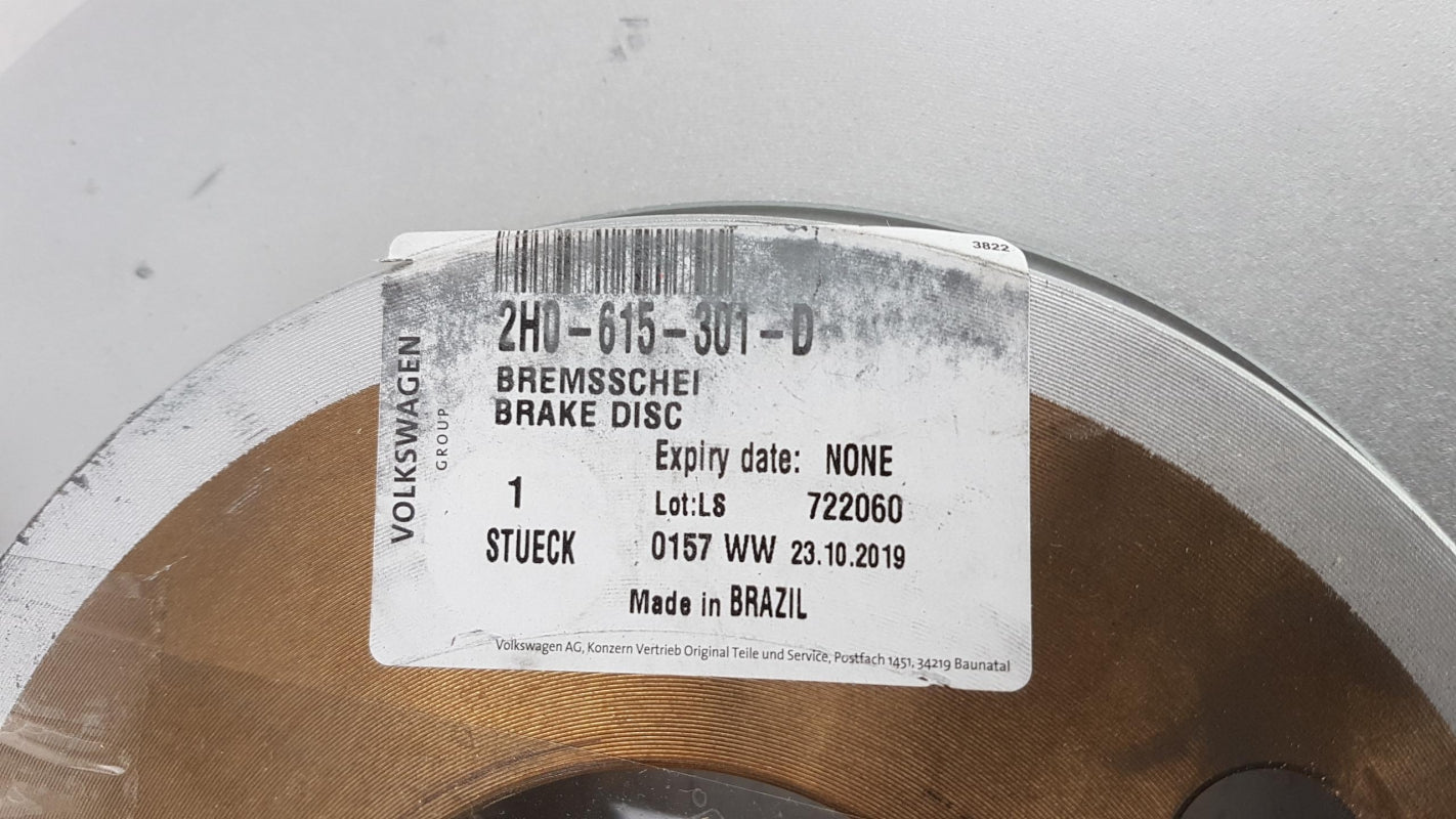 Original VW Amarok 2010-2022 Bremsscheibe (1 Stück) vorne 2H0615301D