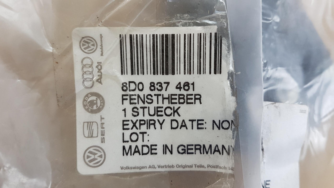Original AUDI A4 A4Q '95-'01 Fensterheber Fenster Vorne Links 8D0837461