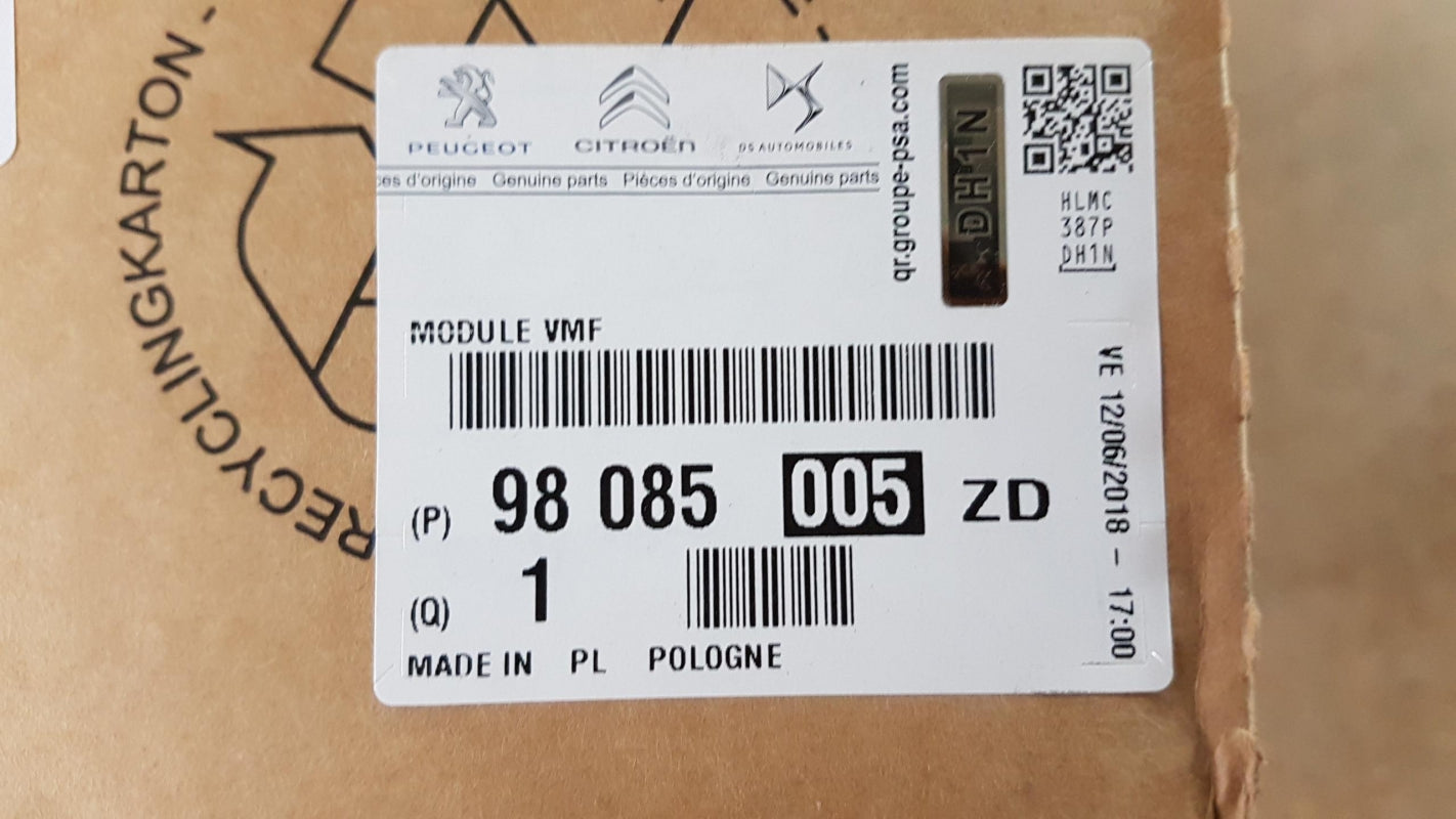 Original CITROEN C4 Cactus (2014-2018) Schalter Multifunktionslenkrad 98085005ZD