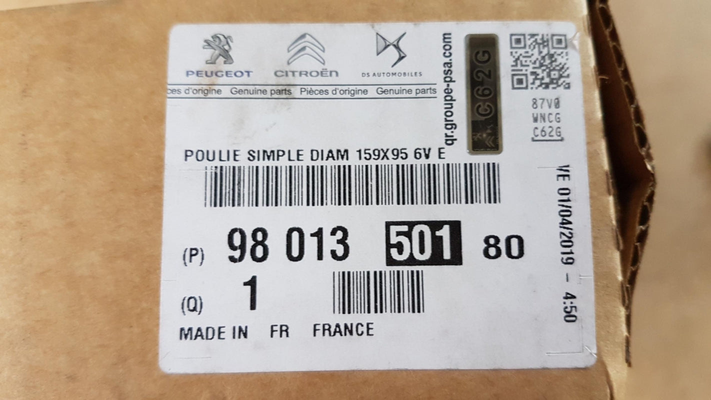 Original CITROEN C4 Picasso B78 Kurbelwelle Riemenscheibe 9801350180